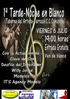 La Taberna del Artista te invita a la primera ‘Tarde-Noche en Blanco’