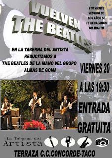 Los Beatles resucitarán en La Taberna del Artista