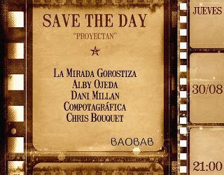 Primera noche de proyecciones en la terraza de Baobab