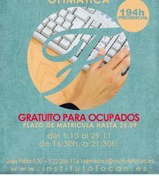 Curso gratuito de ofimática para ocupados