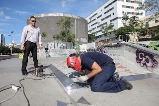 Se han iniciado las obras para reponer el Skatepark de Ramón y Cajal