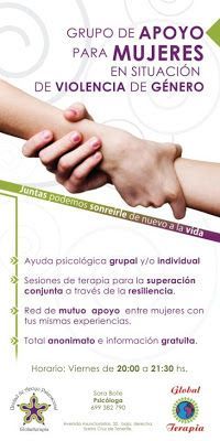 Globalterapia prepara un grupo de apoyo para mujeres en situación de violencia de género