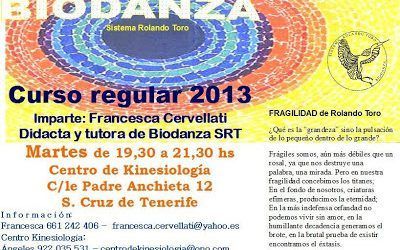Curso de Biodanza en el Centro de Kinesiología Ángeles Martínez Gimeno
