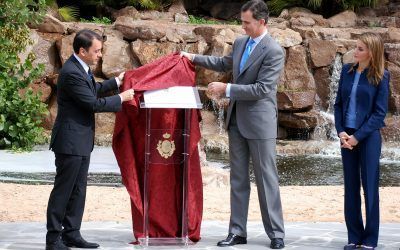 Los Príncipes de Asturias inauguran el Palmetum de Santa Cruz