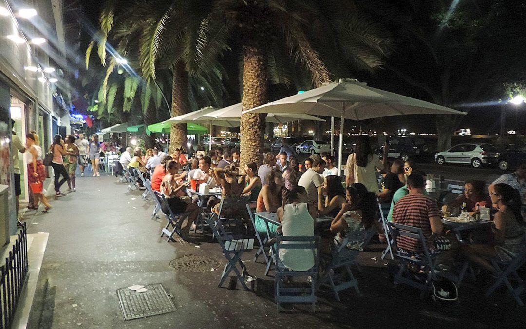 10 zonas de terrazas en Santa Cruz