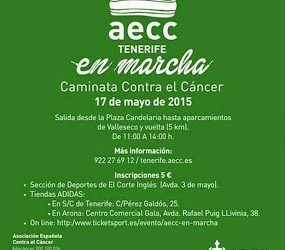 El 17 de mayo se celebrará una caminata solidaria contra el cáncer