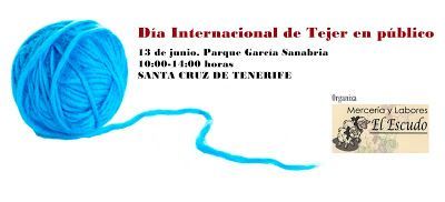 El Escudo celebra este sábado el Día Internacional de tejer en público