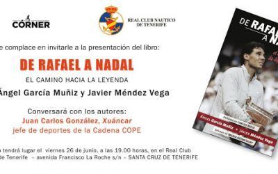 El Real Club Náutico acoge la presentación de un libro  sobre la carrera de Rafa Nadal