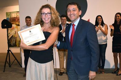 Adelaida Arteaga se alza con el primer premio de la Bienal Regional de Artes Plásticas