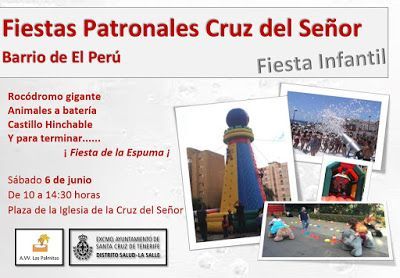 La Fiestas Patronales de la Cruz del Señor dedica la mañana del sábado al público infantil