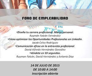 La Sociedad de Desarrollo y Fundación MBA organizan un Foro de Empleabilidad