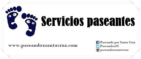 Paseando por Santa Cruz ofrece servicios a sus clientes y seguidores
