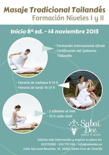 Sabai Dee School  formará a los interesados en aprender las técnicas del masaje tradicional tailandés