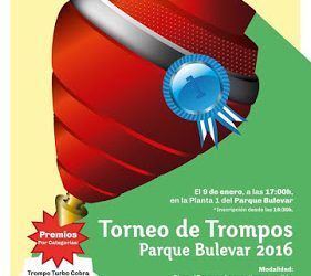 Los niños podrán competir esta tarde con sus trompos en Parque Bulevar