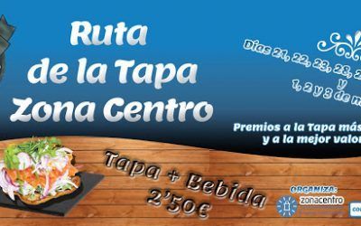 Mañana finaliza la I Ruta de la Tapa Zona Centro