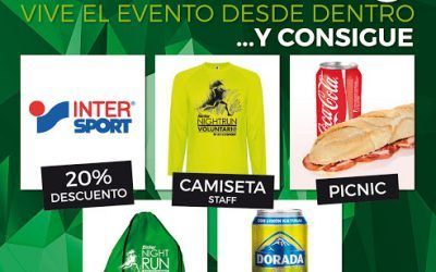 Abierto el plazo para inscribirse como voluntario para la Binter NightRun