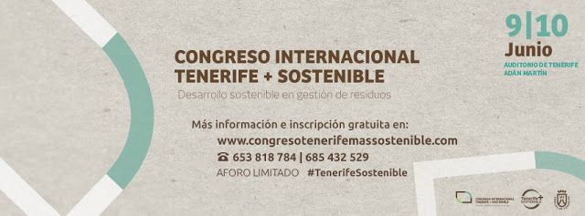 El Auditorio Adán Martín albergará el Congreso Internacional Tenerife + Sostenible los días 8 y 9 de junio