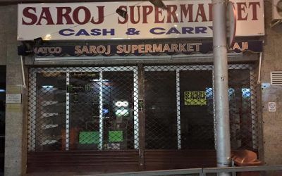 El supermercado Saroj solo ha dicho hasta luego
