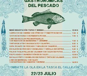 El pescado será protagonista este fin de semana en la Tasca El Callejón