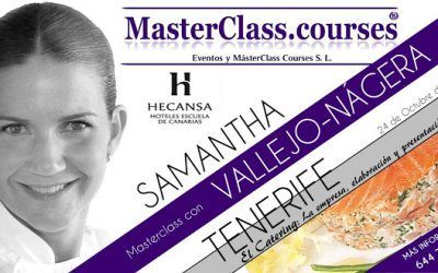 Samantha Vallejo Nágera dará a conocer las claves del catering en el Hotel Escuela Santa Cruz