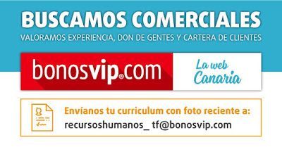 OFERTA DE EMPLEO: Comerciales para BonosVip
