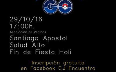 Los jóvenes de La Salud saldrán a buscar Pokemon el próximo 29 de octubre