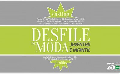 El Corte Inglés de Tres de Mayo convoca un casting para su desfile de moda infantil y juvenil