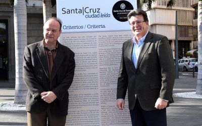 Diez paneles componen la nueva edición de ‘SantaCruz, ciudad leida’