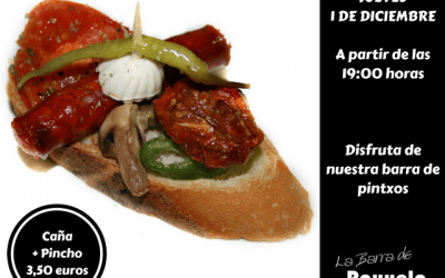 La Barra de Rayuela invita a ir de pinchos este jueves 1 de diciembre