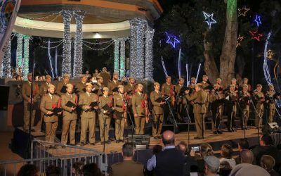 La Banda Militar ofrecerá esta noche su tradicional concierto de Navidad en la Plaza del Príncipe