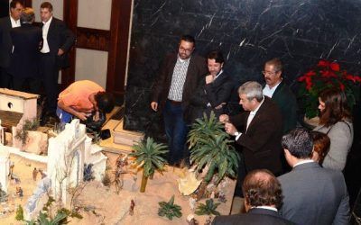 El Cabildo de Tenerife inaugura su tradicional Portal de Belén