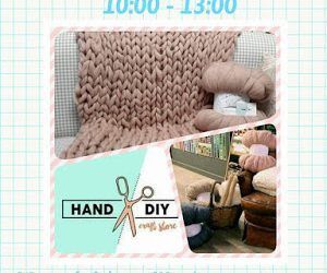 Hand-Diy enseñará a tejer una manta XXL el próximo 11 de febrero