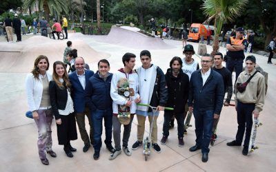 El Parque de la Granja cuenta desde hoy con un skatepark de 2.360 metros cuadros de superficie