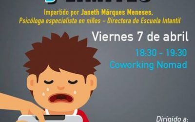 Coworking Nomad organiza una charla sobre normas y límites a los niños