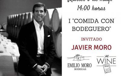 Javier Moro, propietario de Bodegas Emilio Moro, estará este martes en el Gastrobar El Gusto por el Vino