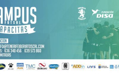 Tenerife Iberia Toscal y Fundación DISA ponen en marcha un campus de fútbol sala adaptado