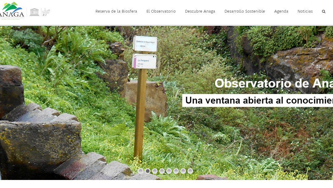 Anaga estrena web como Reserva de la Biosfera