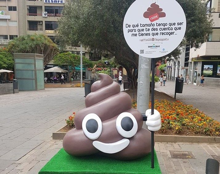 ‘El marrón lo pagas tú’,  campaña para erradicar excrementos de las calles