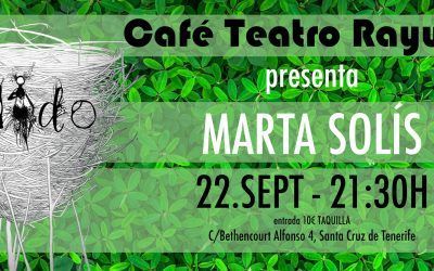 Marta Solís llega mañana al Café-Teatro Rayuela con su último trabajo