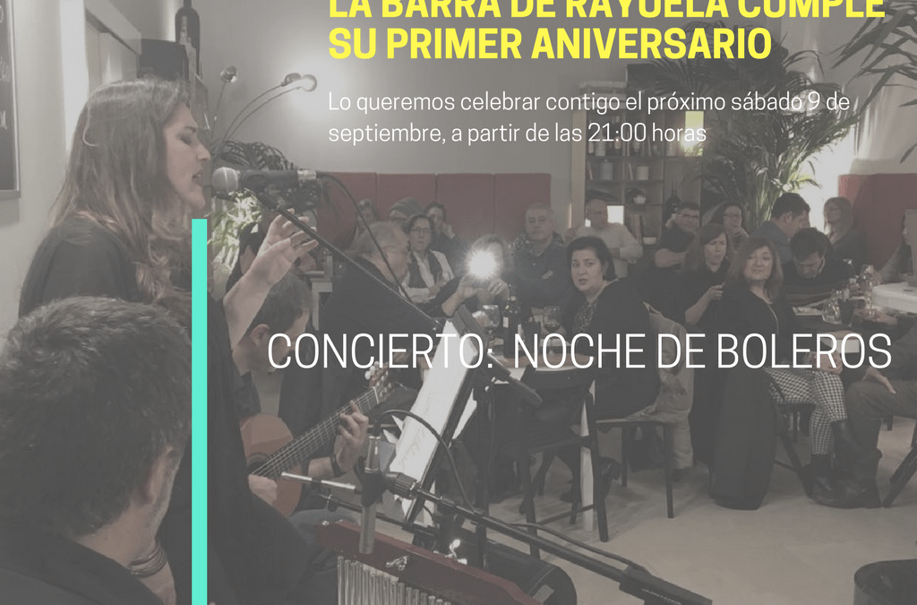 La Barra de Rayuela celebra su primer aniversario entre boleros