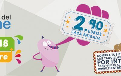 La decimotercera edición de la Fiesta del Cine se celebrará del 16 al 18 de octubre