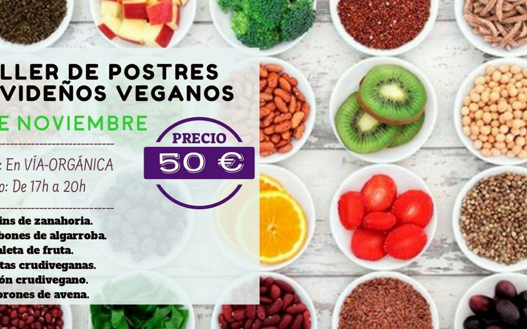 Vía Orgánica celebrará un nuevo taller de postres navideños veganos este jueves 2 de noviembre