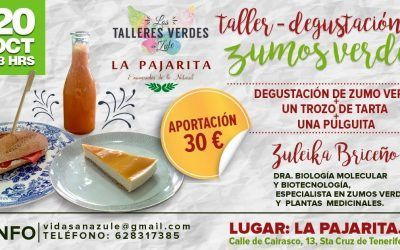 La Pajarita organiza un taller de zumos verdes con la doctora Zuleika Briceño