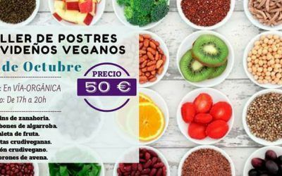 Vía Orgánica hará un taller de postres navideños veganos el 28 de octubre