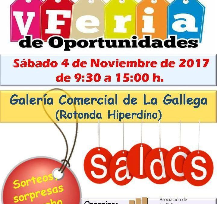 La Gallega celebrará una nuevo Feria de Oportunidades este sábado