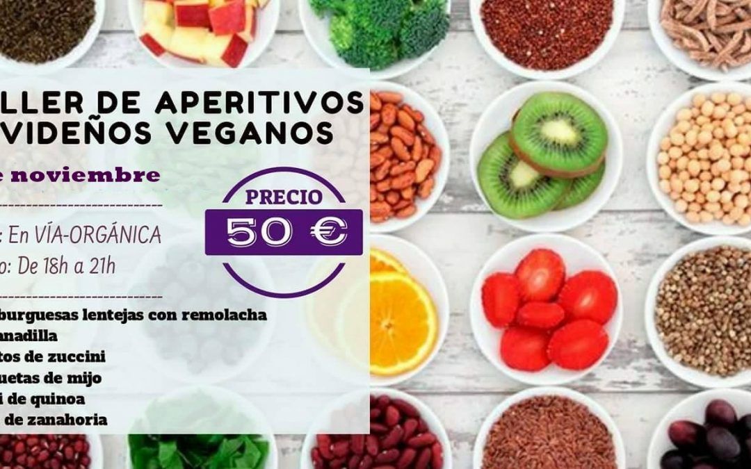 Vía Orgánica repetirá el taller de aperitivos veganos navideños este jueves