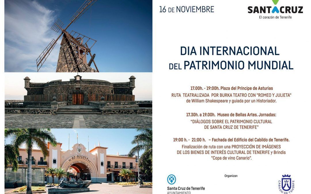 Santa Cruz celebra ese jueves el Día del Patrimonio Mundial con charlas y rutas teatralizadas