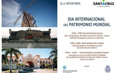 Santa Cruz celebra ese jueves el Día del Patrimonio Mundial con charlas y rutas teatralizadas