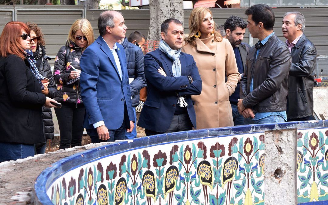 La rehabilitación de la Plaza de los Patos concluirá en el mes de julio