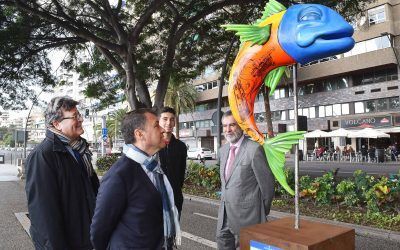 Las esculturas finalistas del certamen ‘Chicharritos’ adornan la avenida de Anaga